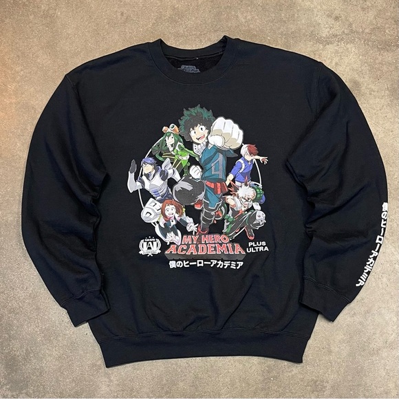 My Hero Academia Plus Ultra Graphic Sweater Sweatshirt - Picture 1 of 9